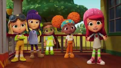 Agora, podemos ajudar-vos
a salvar a quinta! - Strawberry Shortcake's Summer Vacation