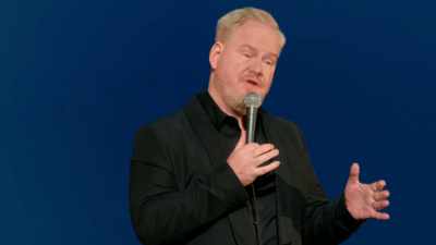 Agora, tenho o desafio
de transitar para o material normal. - Jim Gaffigan: Dark Pale