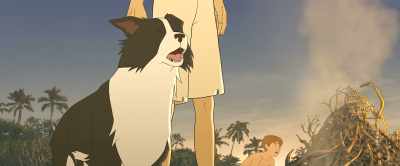 - Ah.
- (BARKING) - Kensuke's Kingdom