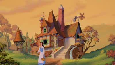 Ah BelleGood morningI've come to return the book I borrowedFinished alreadyOh I couldn't put it downHave you got anything newNot since yesterdayThat's all rightI'll borrow this oneThat oneBut you've read it twiceWell it's my favorite far off placesdaring - Beauty and the Beast