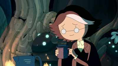 Ah, but Betty somehow put
together a four-star dinner. - Adventure Time: Fionna & Cake