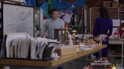 Ah, but if I have
to keep everything neat, - Christmas in the Air