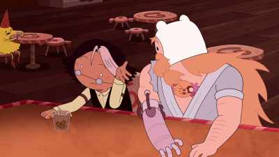Ah, but even that stopped
working after a while. - Adventure Time: Fionna & Cake