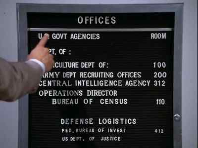 Ah. Central Intelligence Agency.
Hmph. - Remington Steele