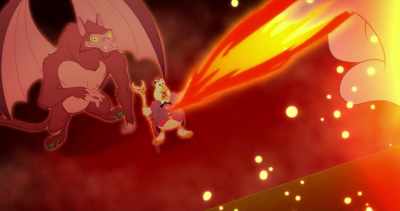 -Ah...
-(crackles) - Legend of the Three Caballeros