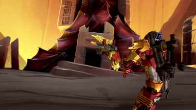 -Ah. Excellent.
-[screeches] - Lego Bionicle: The Journey to One