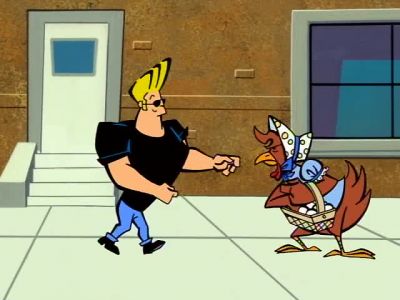 Ah! Finally everything's
back to normal. - Johnny Bravo