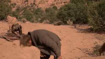 Ah! Fuck you! My leg! - The Last Outlaw