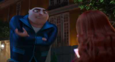 Ah, ha, ha. Is that, like,
a joke you read on the Web? - Despicable Me 4