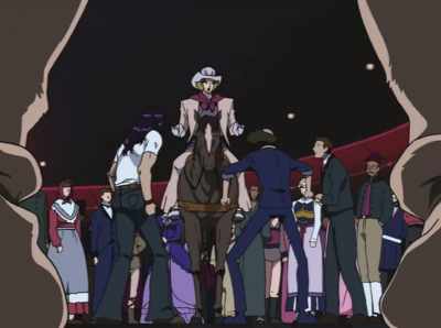 Ah-ha, but my Onyx
is no ordinary steed. - Cowboy Bebop