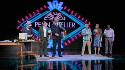 Ah-hah. Well, it wouldn't
be a Penn and Teller show - The G Word with Adam Conover