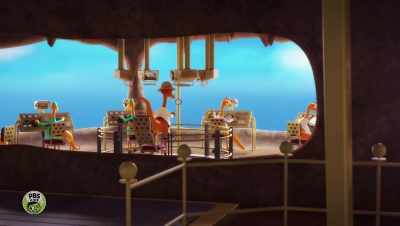 Ah, and here we are!
Central Control. - Dinosaur Train: Adventure Island