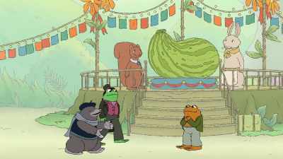 Ah, and here he is, the frog of the hour. - Frog and Toad