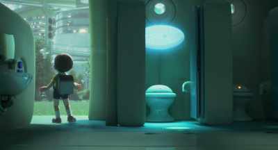 Ah, hujan turun. - Stand by Me Doraemon 2