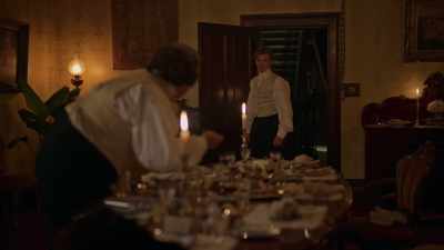 Ah. I assume we're here for
the same reason. The crackling? (CHUCKLES) - The Artful Dodger
