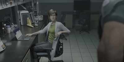 Ah. I get it. Punishment. - Resident Evil: Death Island