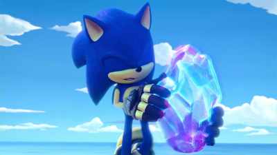 Ah! I'll never hit top speed
juggling this thing around! - Sonic Prime
