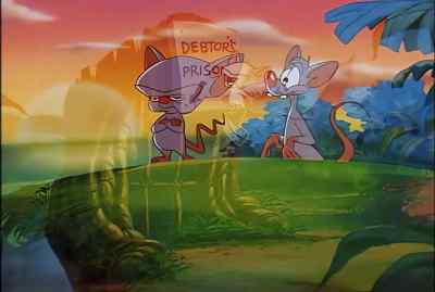AH, ISN'T IT PRETTY,
BRAIN? - Pinky and the Brain