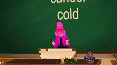 "Ah, it's so cold!" - We Met in Virtual Reality