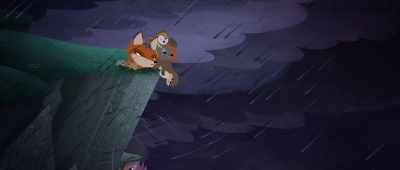 Ah, it's the updraft.
It's carrying Marvin away! - Puffin Rock and the New Friends