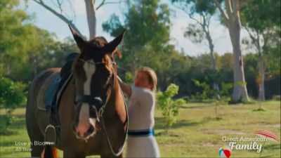 Ah... he just left, so it will
take him at least 15 minutes - Love in Bloom
