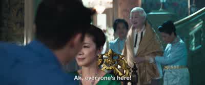 Ah Ma... Thank you. Oh, Nick. Come and sit. - Crazy Rich Asians