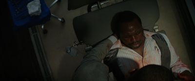 Ah man I puked on my new suit - Hotel Artemis