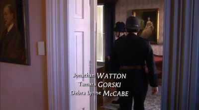 Ah! Morning, Higgins. 
George. - Murdoch Mysteries