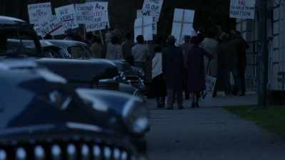 Ah, must have been, for you.
You stayed in. - The Bletchley Circle: San Francisco