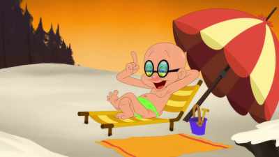 Ah, no more snow fights
with wabbits, I finally won. - Looney Tunes Cartoons