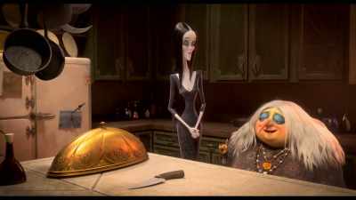 -Ah, one more thing...
-(LOUD BANGING) - The Addams Family