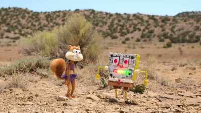 Ah! Or maybe
they're replacing everyone with robots. - Saving Bikini Bottom: The Sandy Cheeks Movie