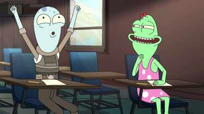 Ah, we passed, and we were
at school every single day. - Solar Opposites