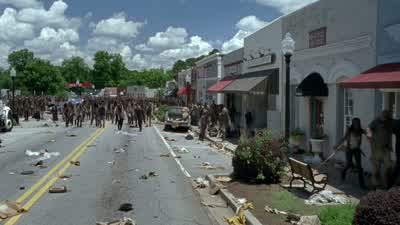 Ah! Just run! Go! - The Walking Dead