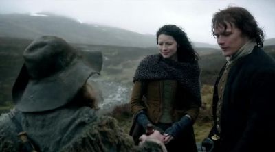Ah, says he's got news, - Outlander