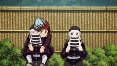 Ah, someone's there. - Demon Slayer: Kimetsu no Yaiba