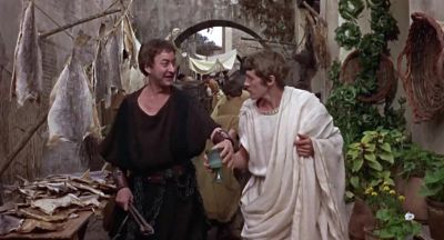 Ah thank you lad It is thirsty work - A Funny Thing Happened on the Way to the Forum