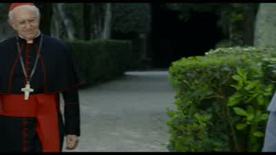 -Ah, thank you. - The Two Popes