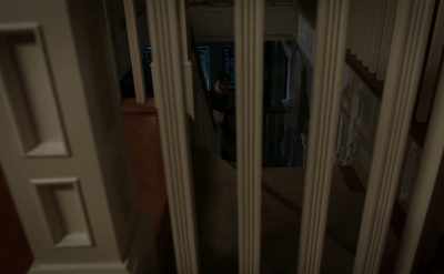 Ah, the creepy
vibe in this house - Aurora Teagarden Mysteries: Haunted By Murder