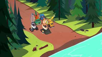 Ah, the great outdoors! - Bugs Bunny Builders
