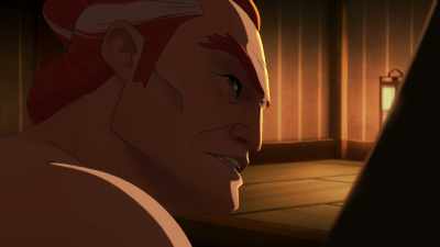 Ah, the guns will be smuggled in - BLUE EYE SAMURAI