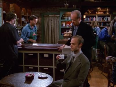 Ah. There you are, Niles.
May I have a latte, please? - Frasier
