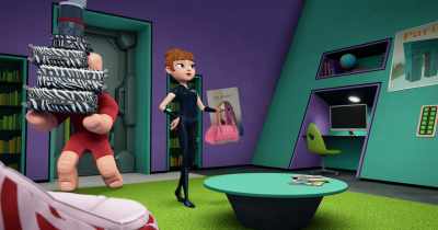 -Ah, Tom, it's good to be back.
-Mm-hmm? Mnh-mnh! - Spy Kids: Mission Critical