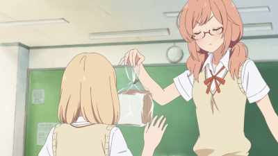 Ah! Um, today, kase-San
and I were going to- - Kase-san and Morning Glories
