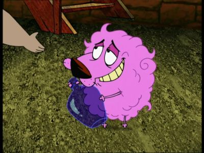 Ah Where's my dinner - Courage the Cowardly Dog