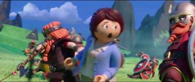 -Ah! Whoa!
-(Vikings roaring) - Playmobil: The Movie