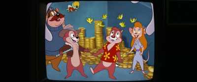Ah.
Why you little... Come here, you. - Chip 'n Dale: Rescue Rangers