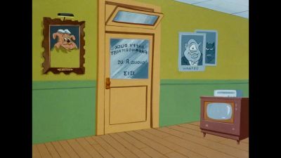 Aha It's the door Opportunity knocks - Daffy Duck's Quackbusters