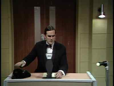 Ahem. Good evening.
Here is the 6:00 news, - Monty Python's Flying Circus
