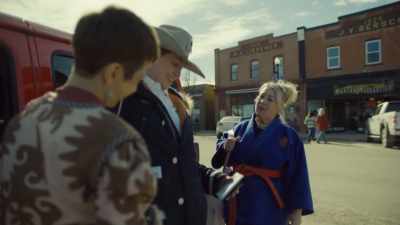 Ahem. Public disgays
of affection? - Wynonna Earp: Vengeance